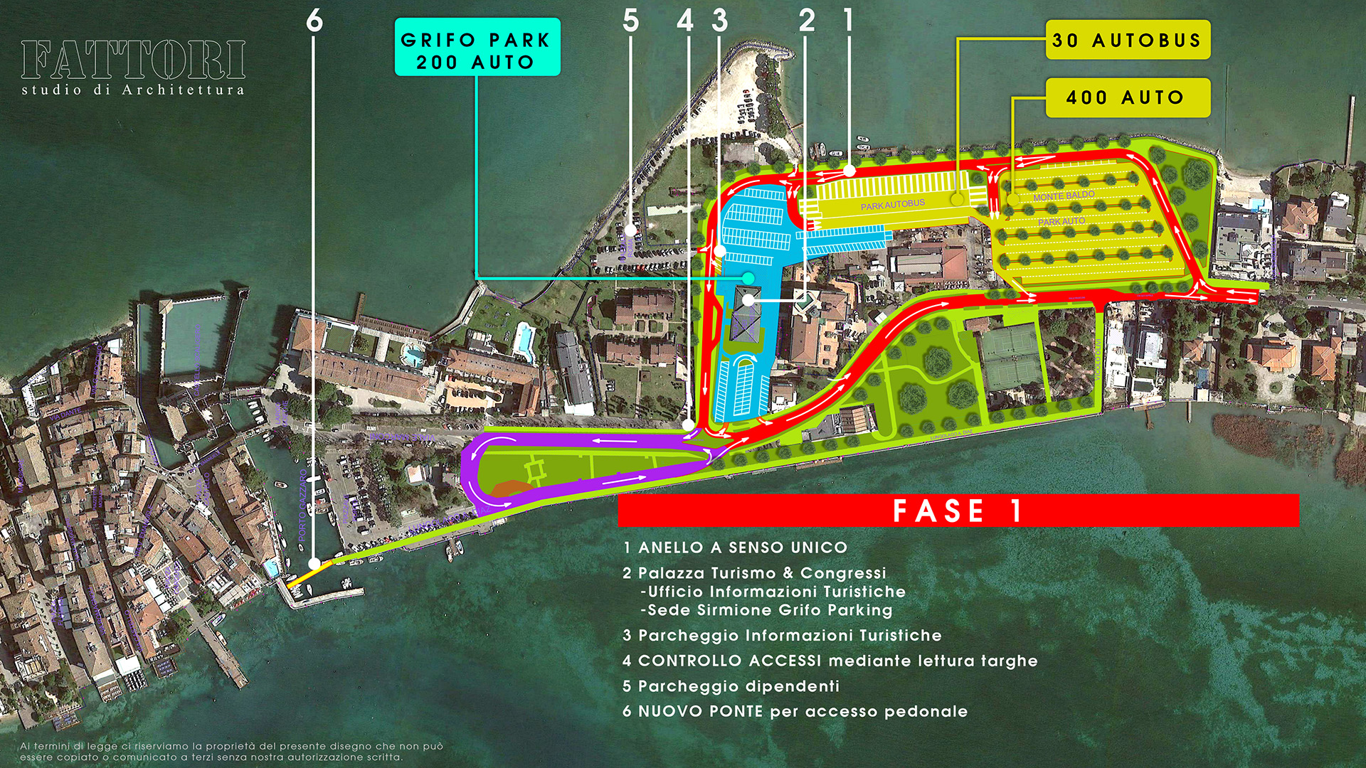 Studio di Architettura Fattori Fausto - Viabilità Sirmione il progetto - Fase 1